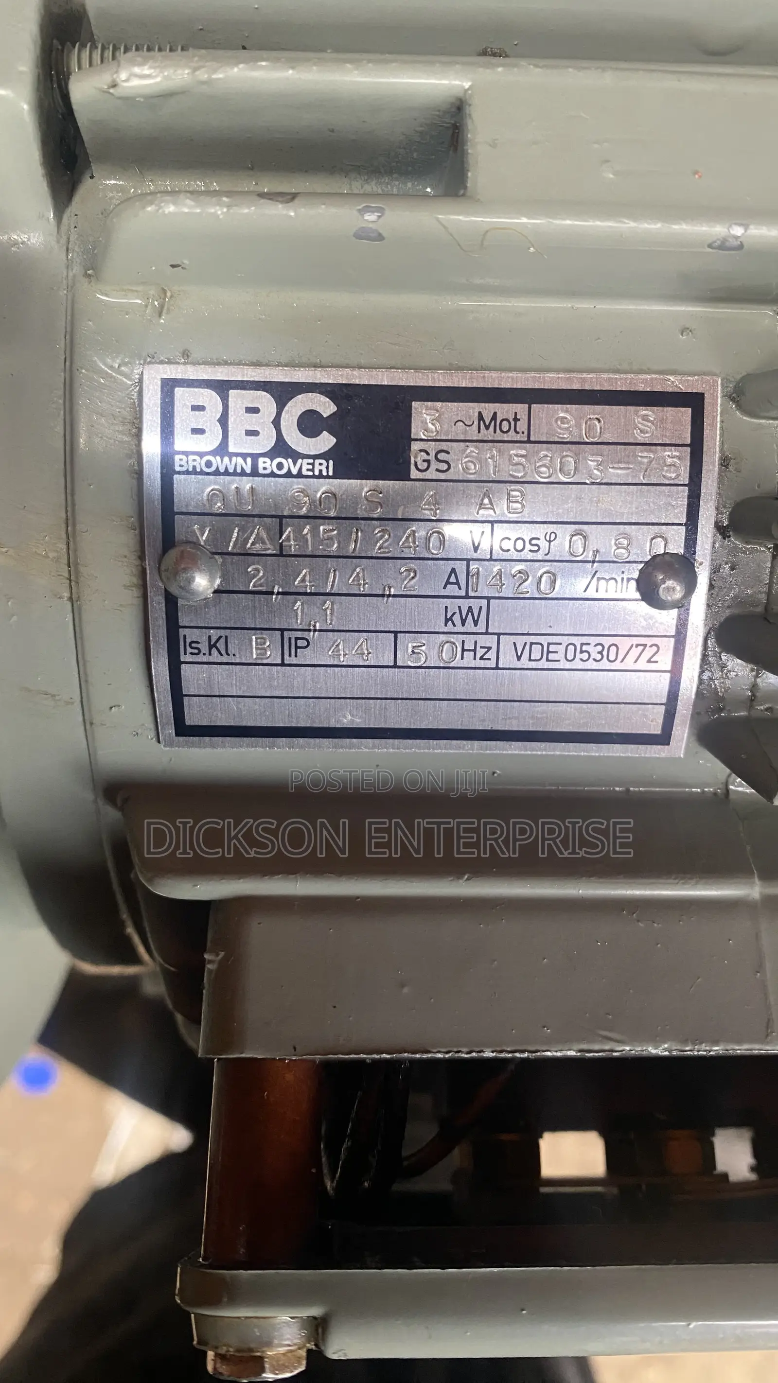 1.1kw 1.5hp 1420rpm Flange Electric Motor
