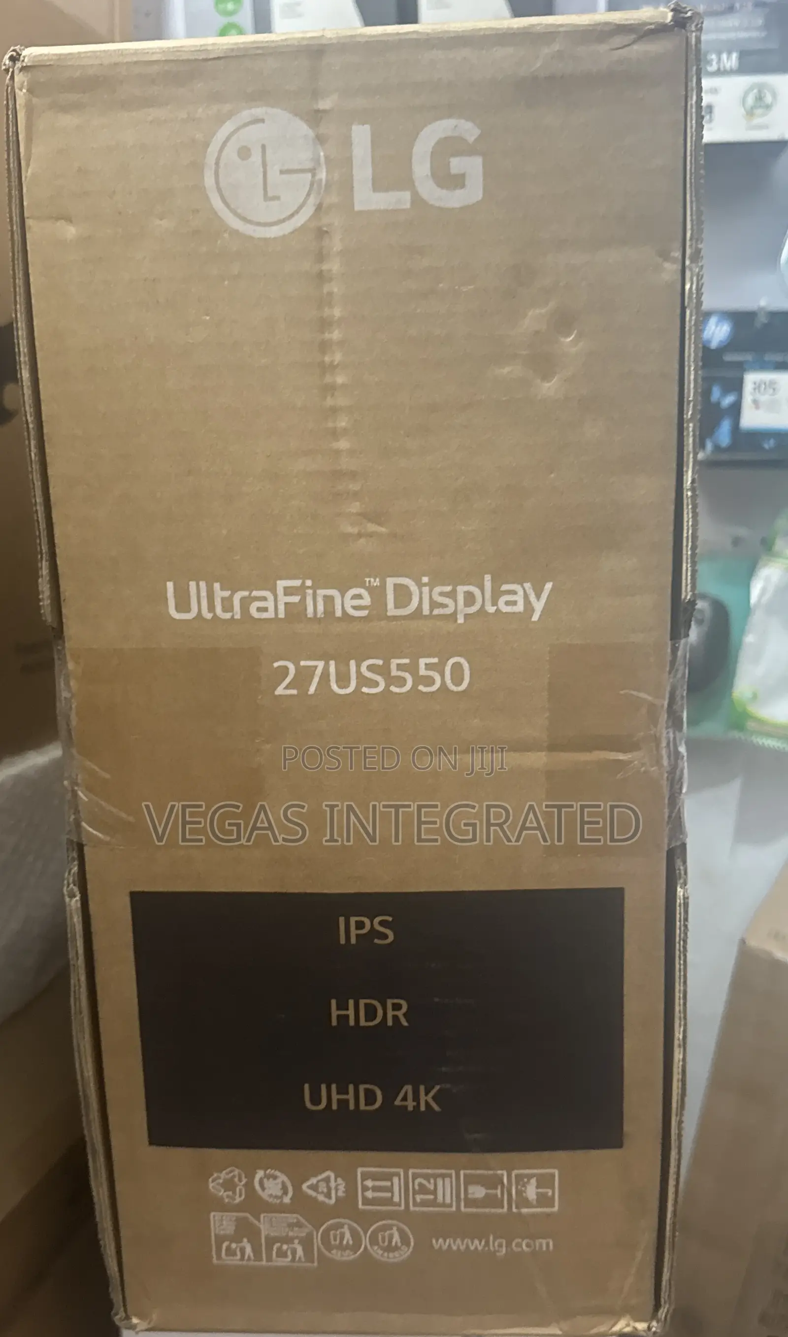 Lg 27us550-w 27-inch 4k Uhd Ultrafinetm Ips Monitor With Hdr10
