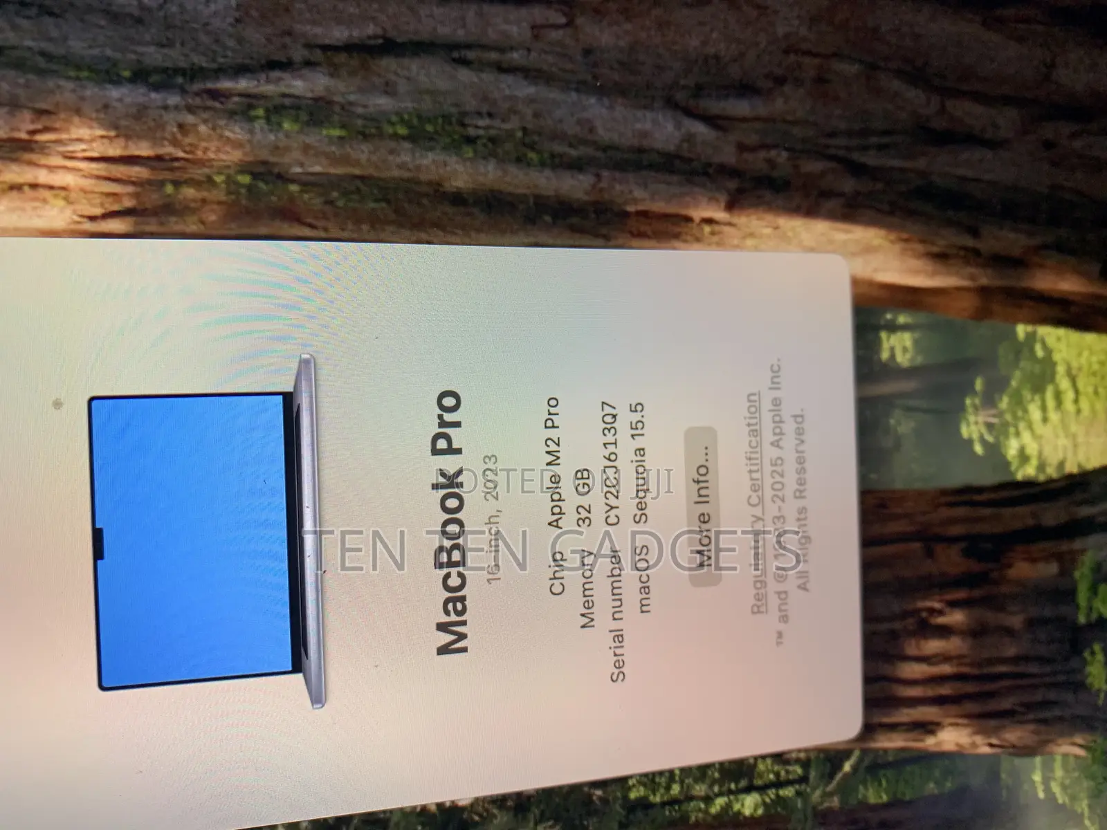 Apple MacBook Pro 2023 M2 Pro 16-inch 32GB Intel Core M2 SSD 512GB