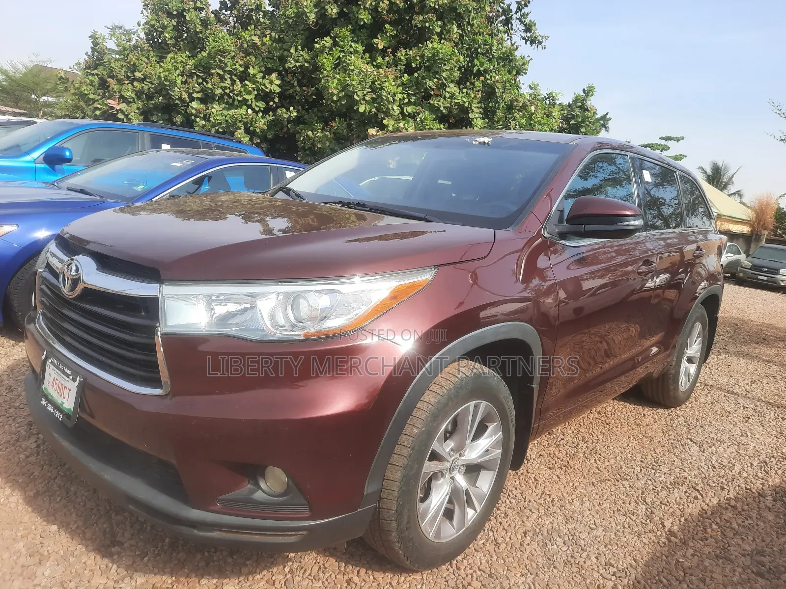 Toyota Highlander LE Plus V6 4x4 (3.5L 6cyl 6A) 2016 Burgundy