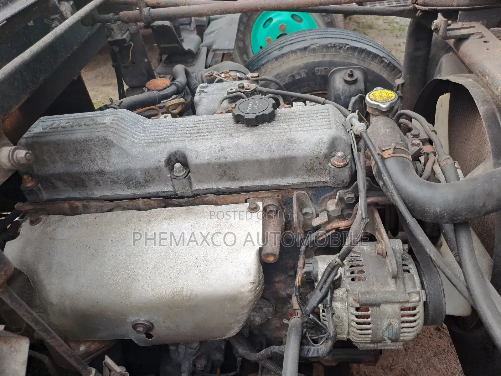 Toyota Dyna400 14b Diesel Engine Yellow