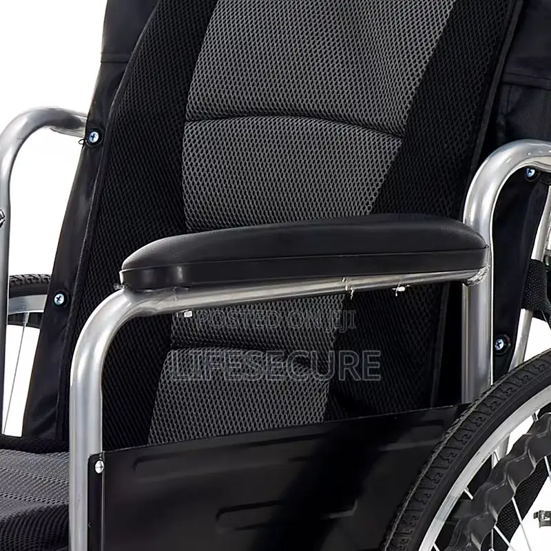 Adult Commode/Potty Reclining Wheelchair (High Backrest and Leg Rest)