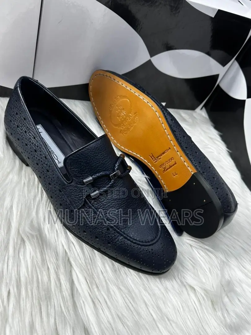 Italian Moreschi Classic Shoes For Men,White And Black