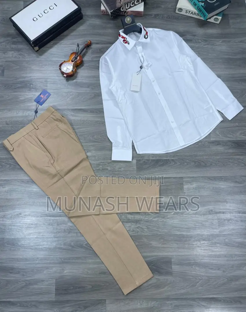 Classic Gucci Shirt And Pant And Other Brand