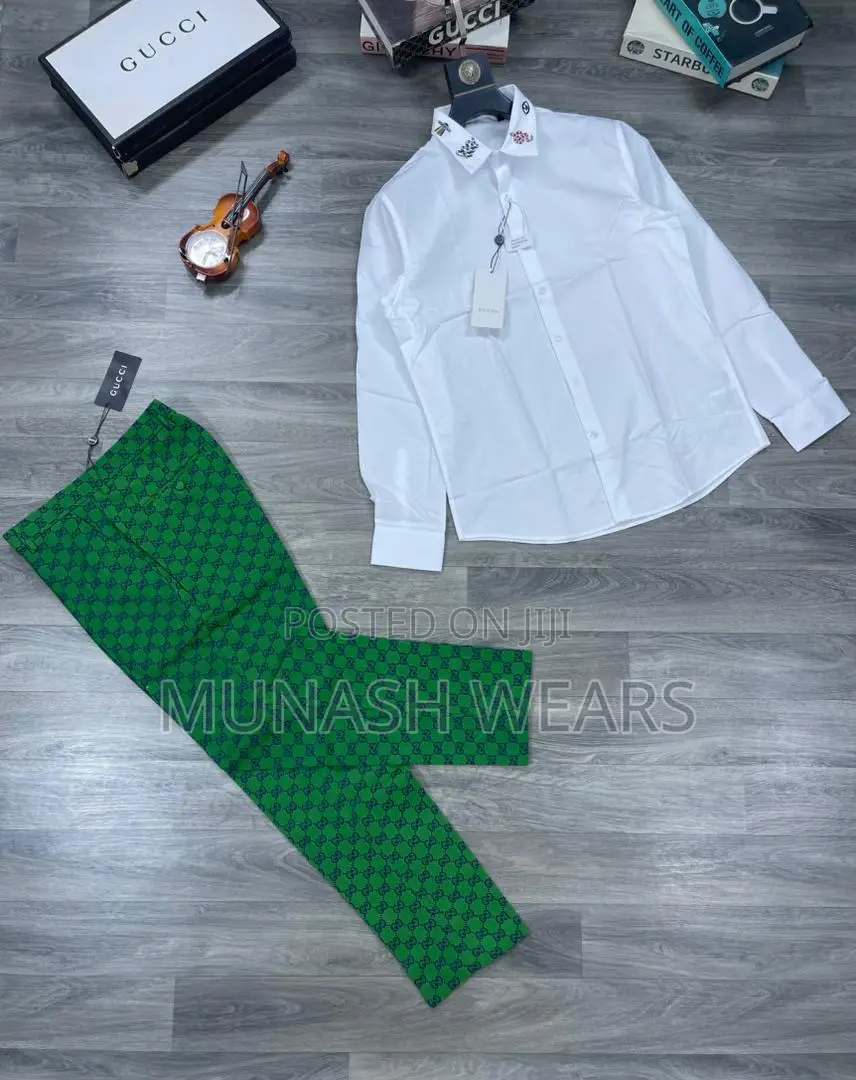 Classic Gucci Shirt X Pant For Men S-5xl