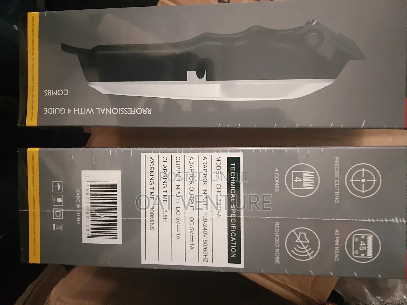 Century Professional Cordless Hair Clipper - 300 Mins Runtime