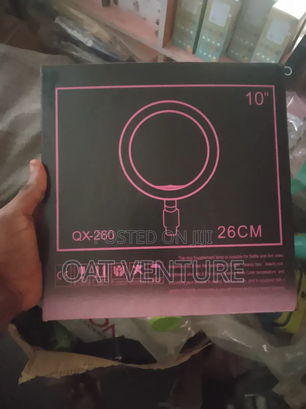 Professional 10-Inch(26cm) Led Ring Light–Perfect for Tiktok Youtube