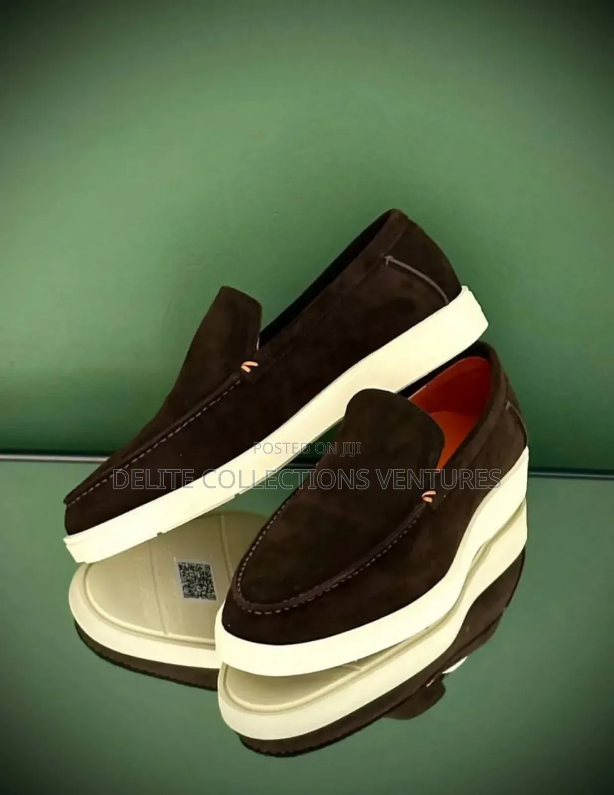 Luxury Update !!
Santoni Calf Suede Almond Toe Loafers