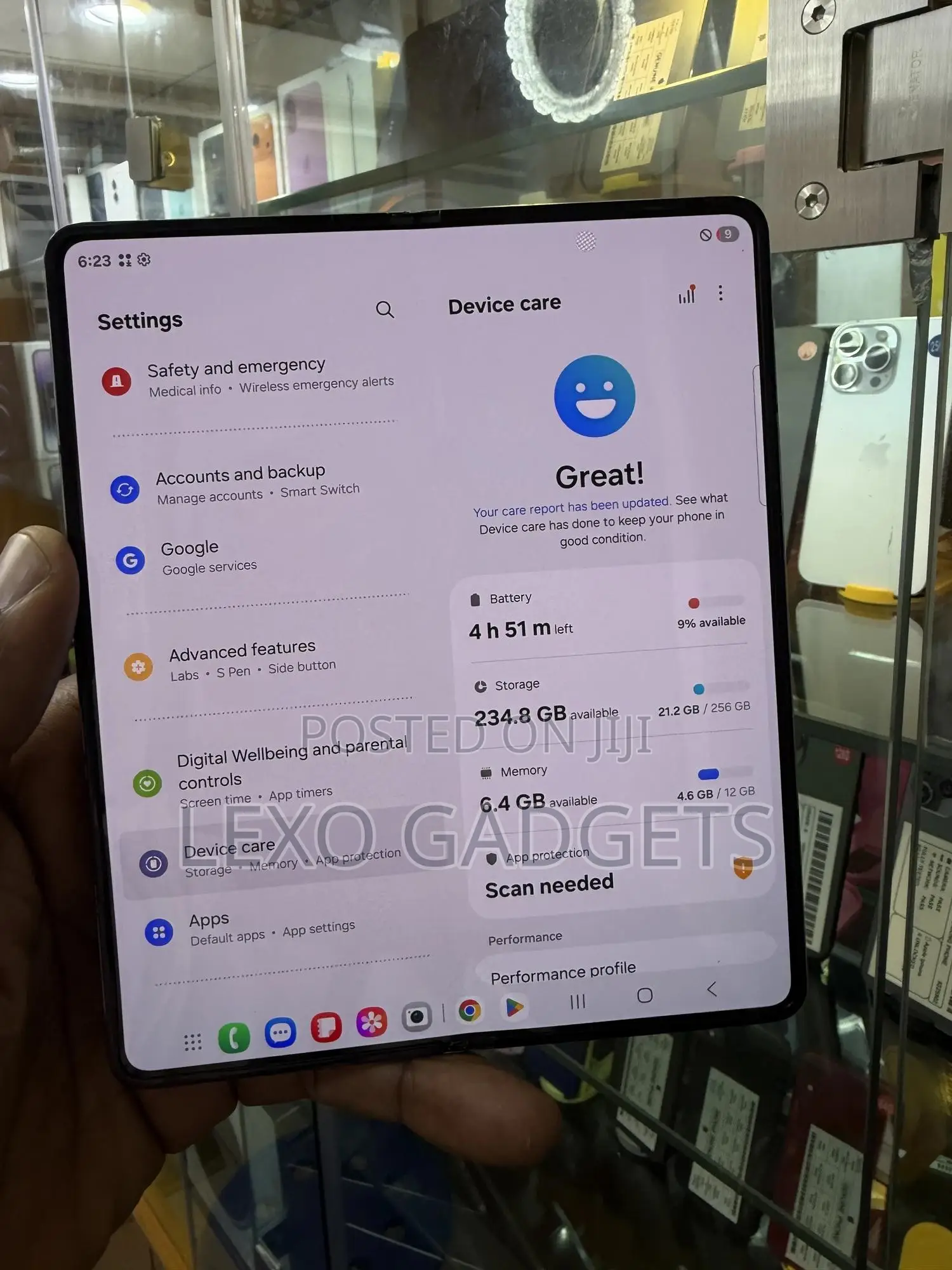 Samsung Galaxy Z Fold4 256 GB Blue