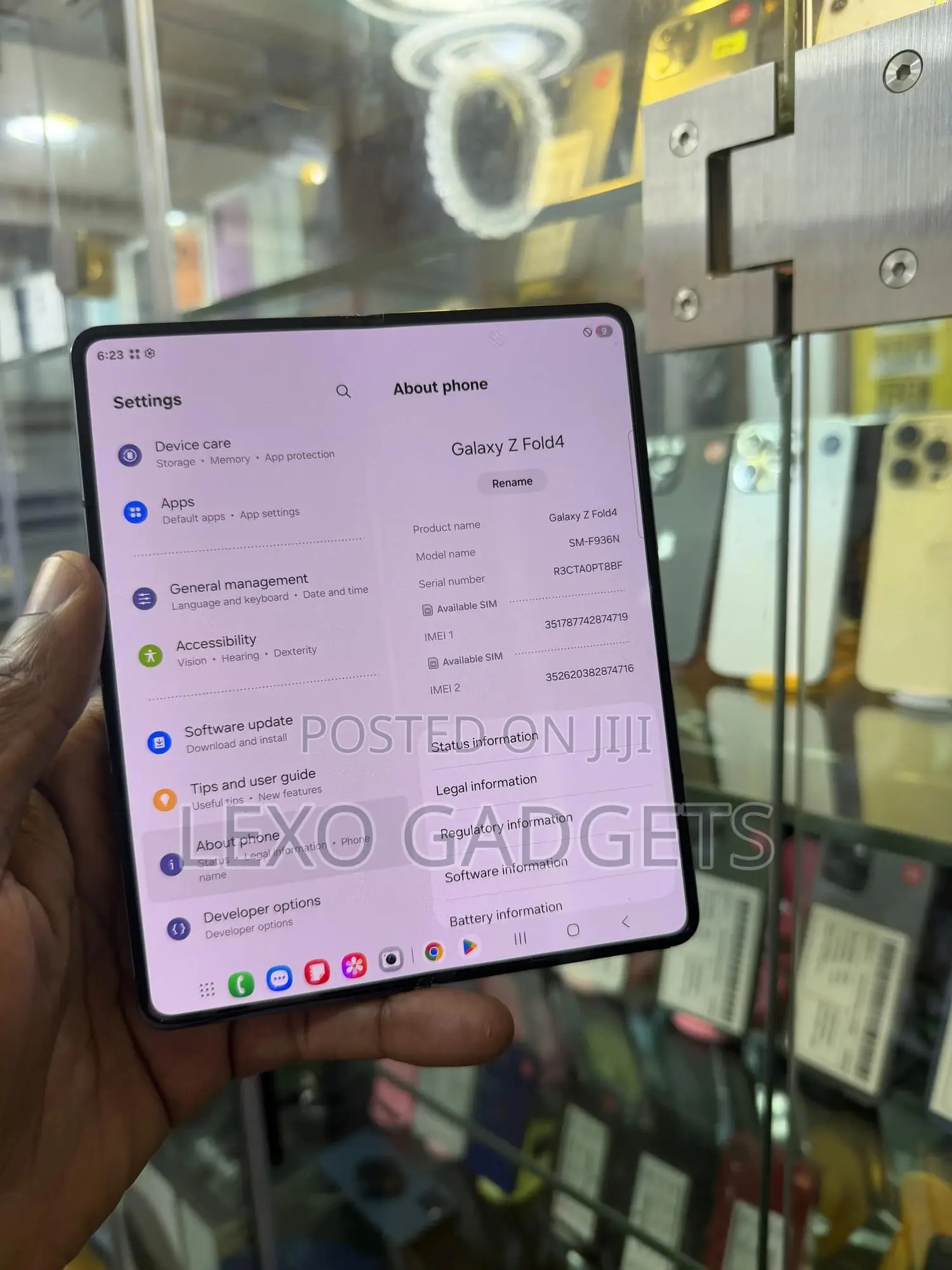 Samsung Galaxy Z Fold4 256 GB Blue