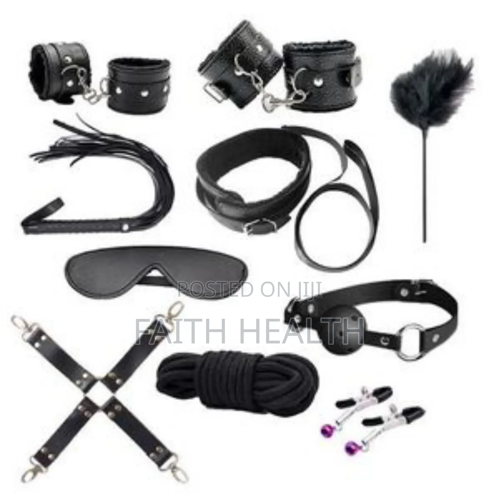 10 PCS Bondage Restraint Kit BDSM