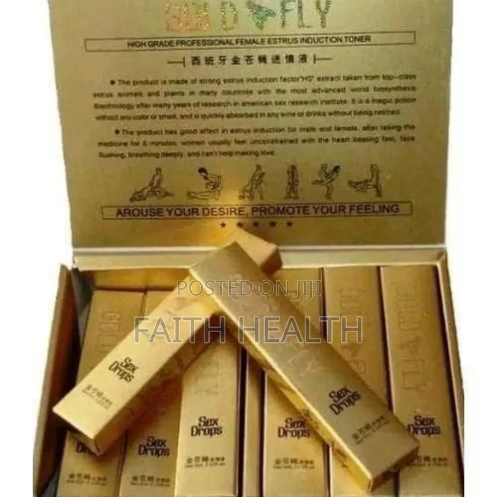 Spanish Gold F L Y Liquid Elixir for Adults( Enjoy Sex to the Maximum