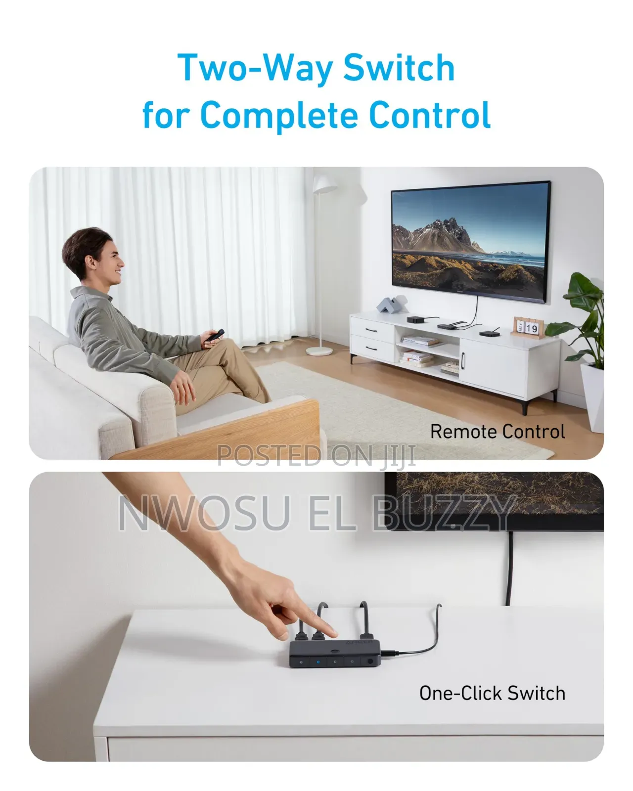 Anker Hdmi Switch 4 In 1 Out, 4k Hdmi