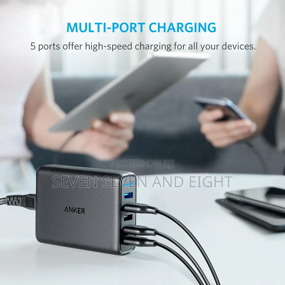 Anker Power Port Speed 5 2*Quick 63w Charger