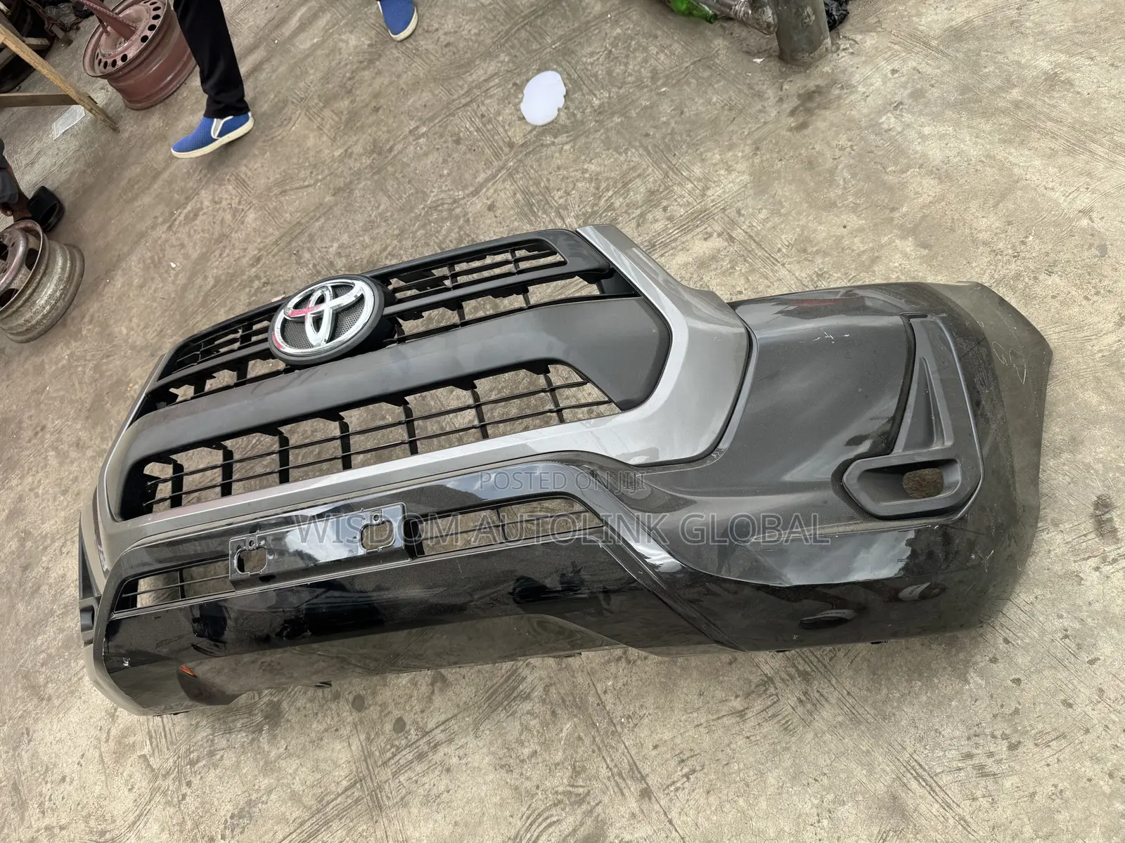 Complete Front Bumper For Toyota Hilux 2020-2024 Direct Follow Come