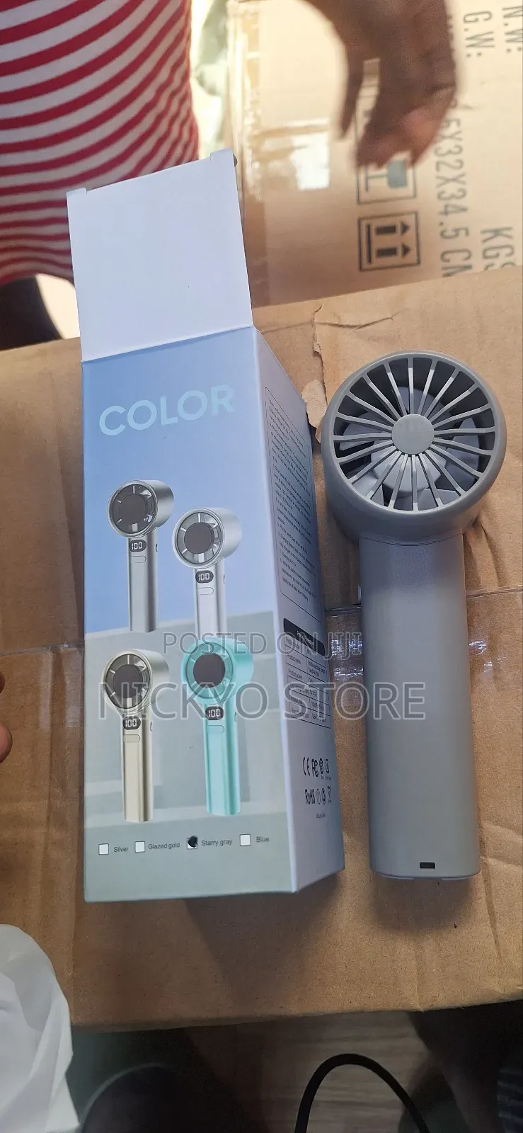 M11 Rechargeable Handheld Fan (Infinite Variable Speed)