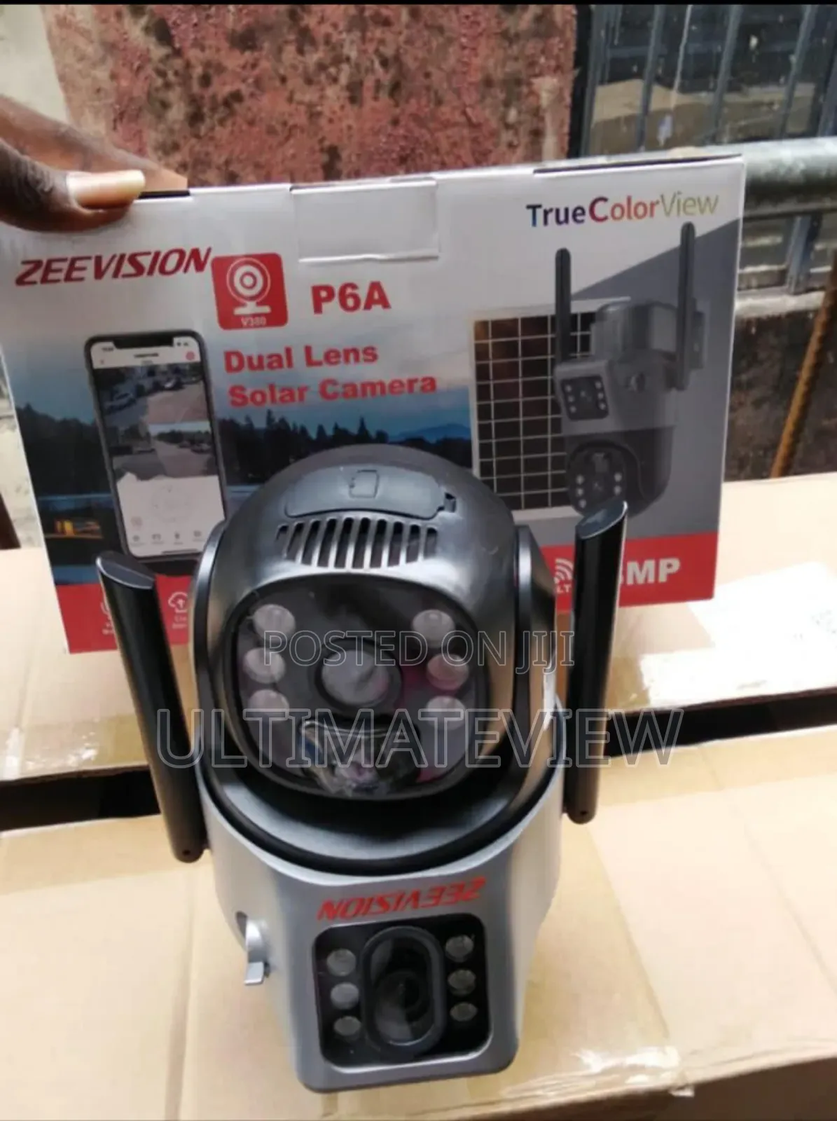 4g V380 Dual Lens Solar Camera