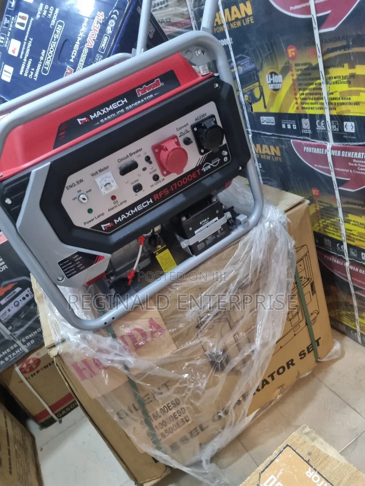 Three Phase Maxmech Petrol Generator 15kva