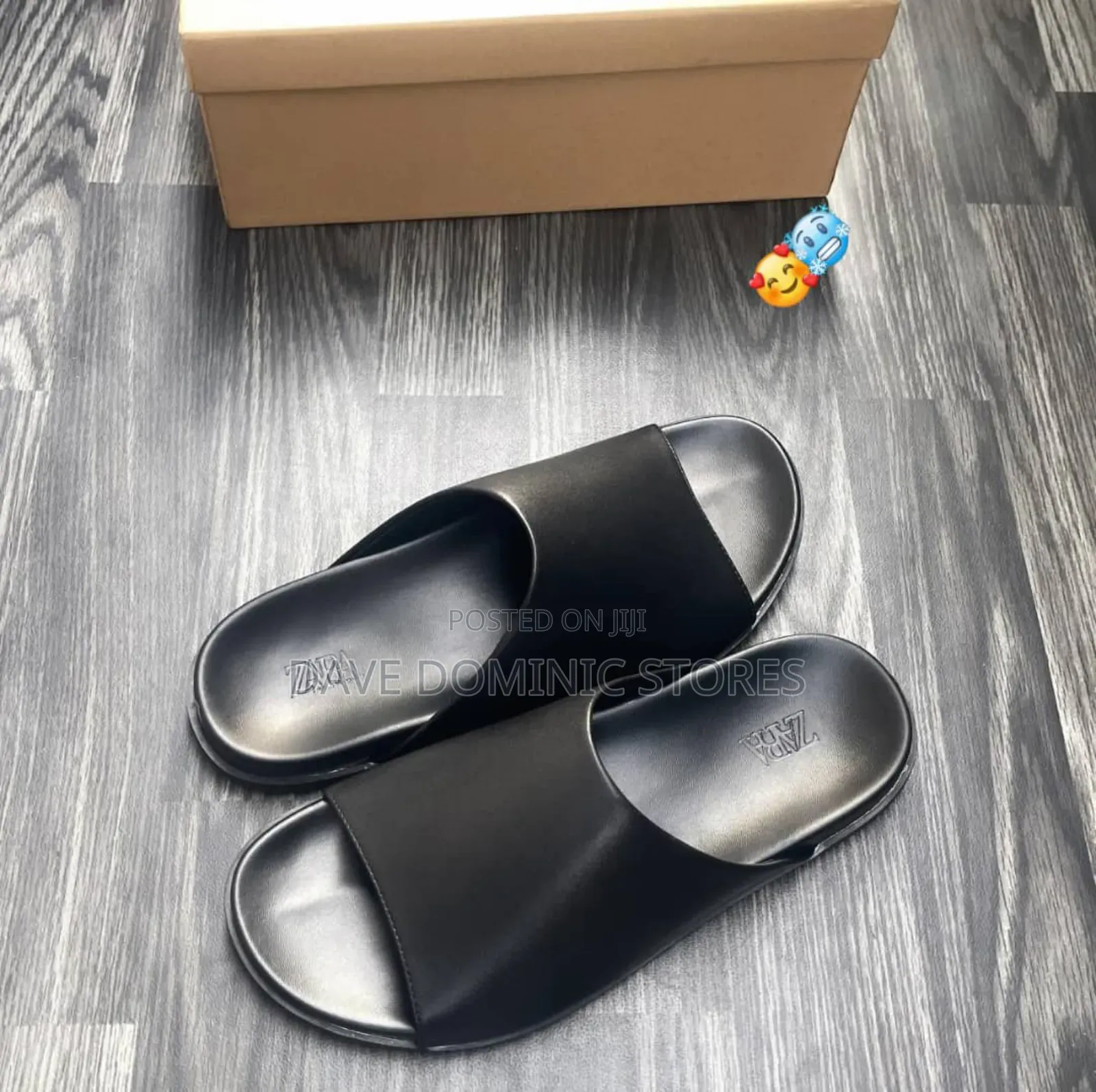 Zara Full Cover Leather Mule Sandals