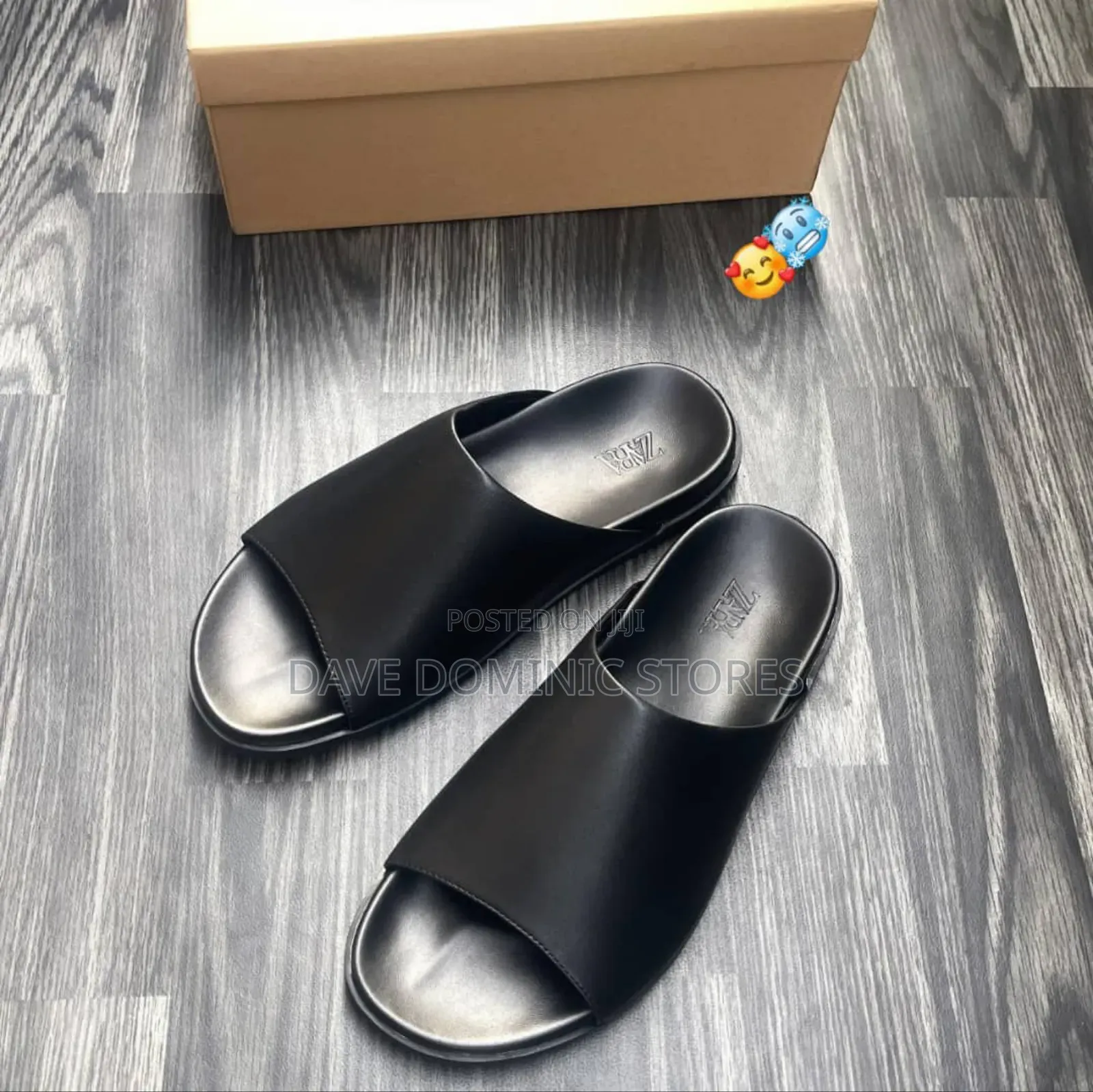 Zara Full Cover Leather Mule Sandals
