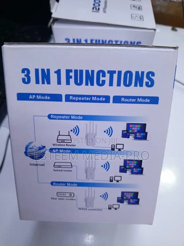 300mbps Wireless Wifi Repeater Wifi Signal Booster (Black)