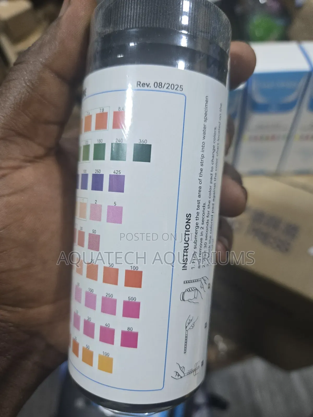9 in 1 Water Test Strip for Fish Farming and Aquarium