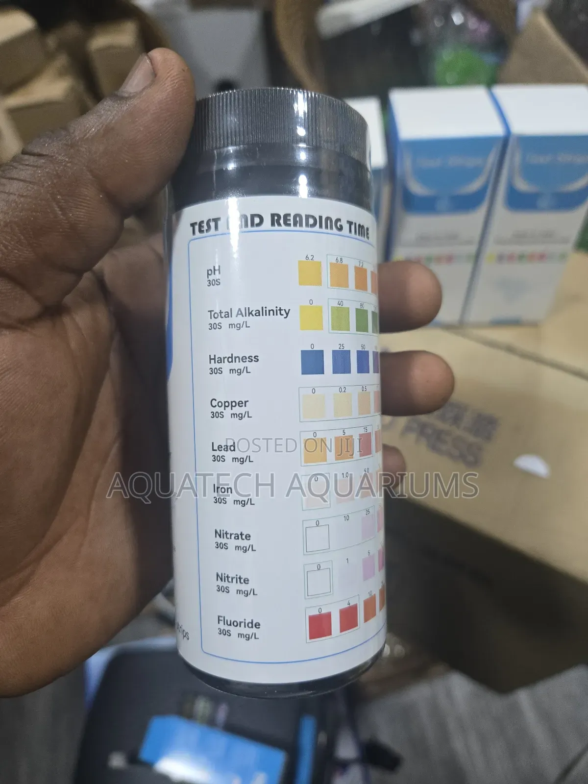 9 in 1 Water Test Strip for Fish Farming and Aquarium