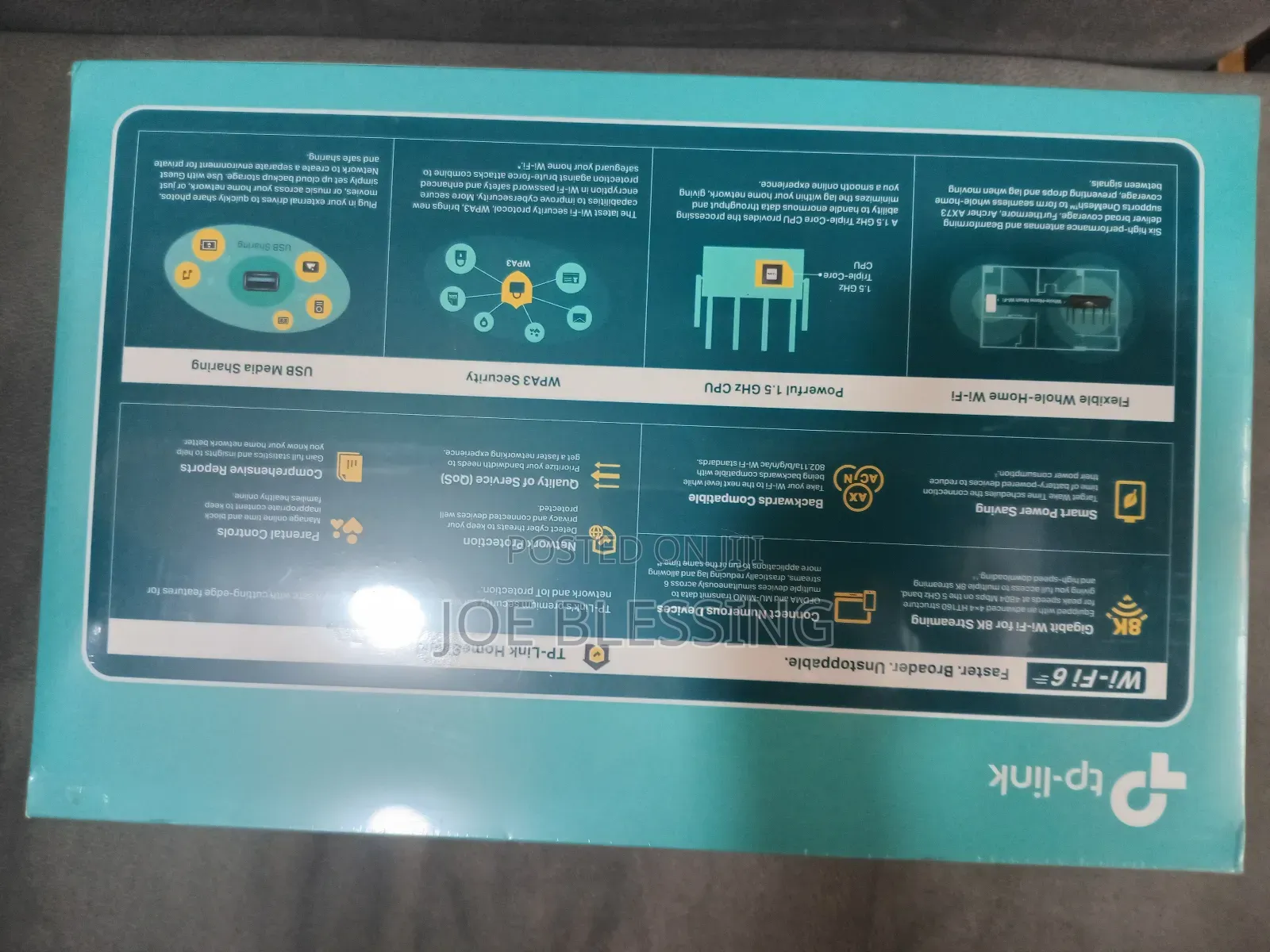 Ax 5400 Dual Band 6 Stream Gigabit Wi_fi 6 Router