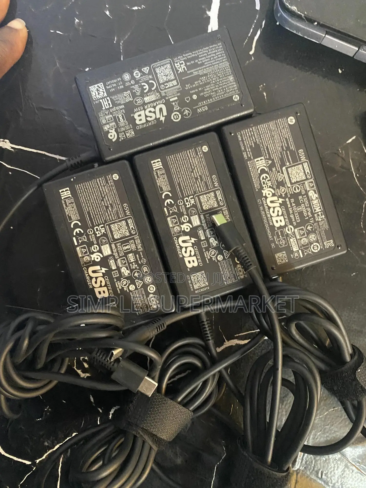 Tokunbo Hp 65w Complete Charger