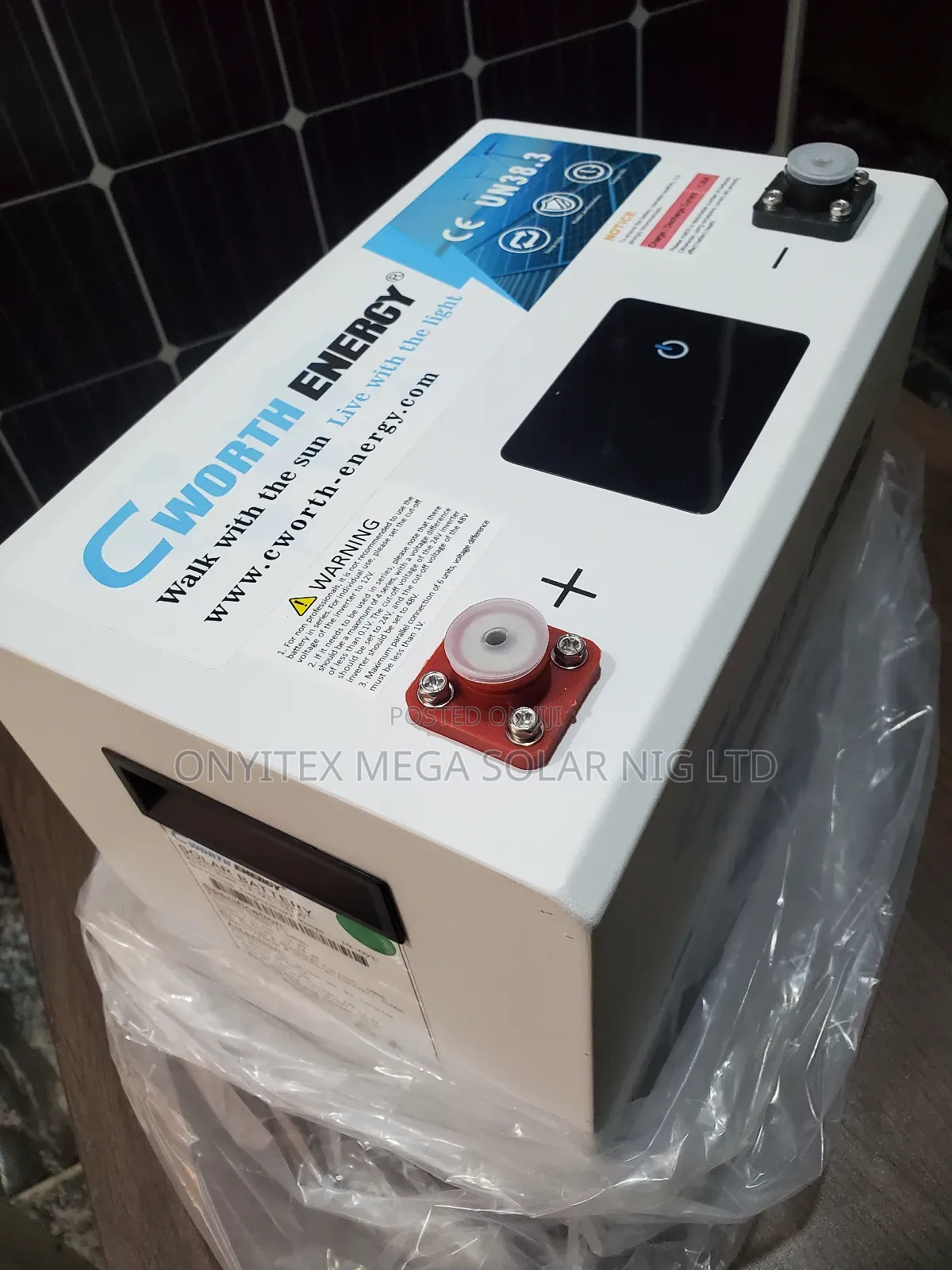 Original C Worth Lithium Battery 1.28kwh 12.8v