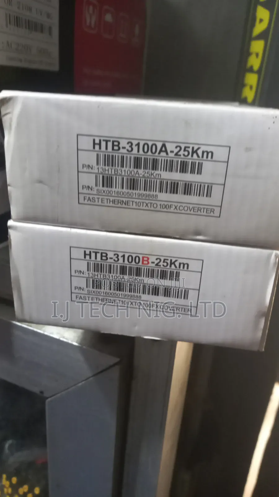 Netlink Single Fiber 10/100 A, B, Media Converter