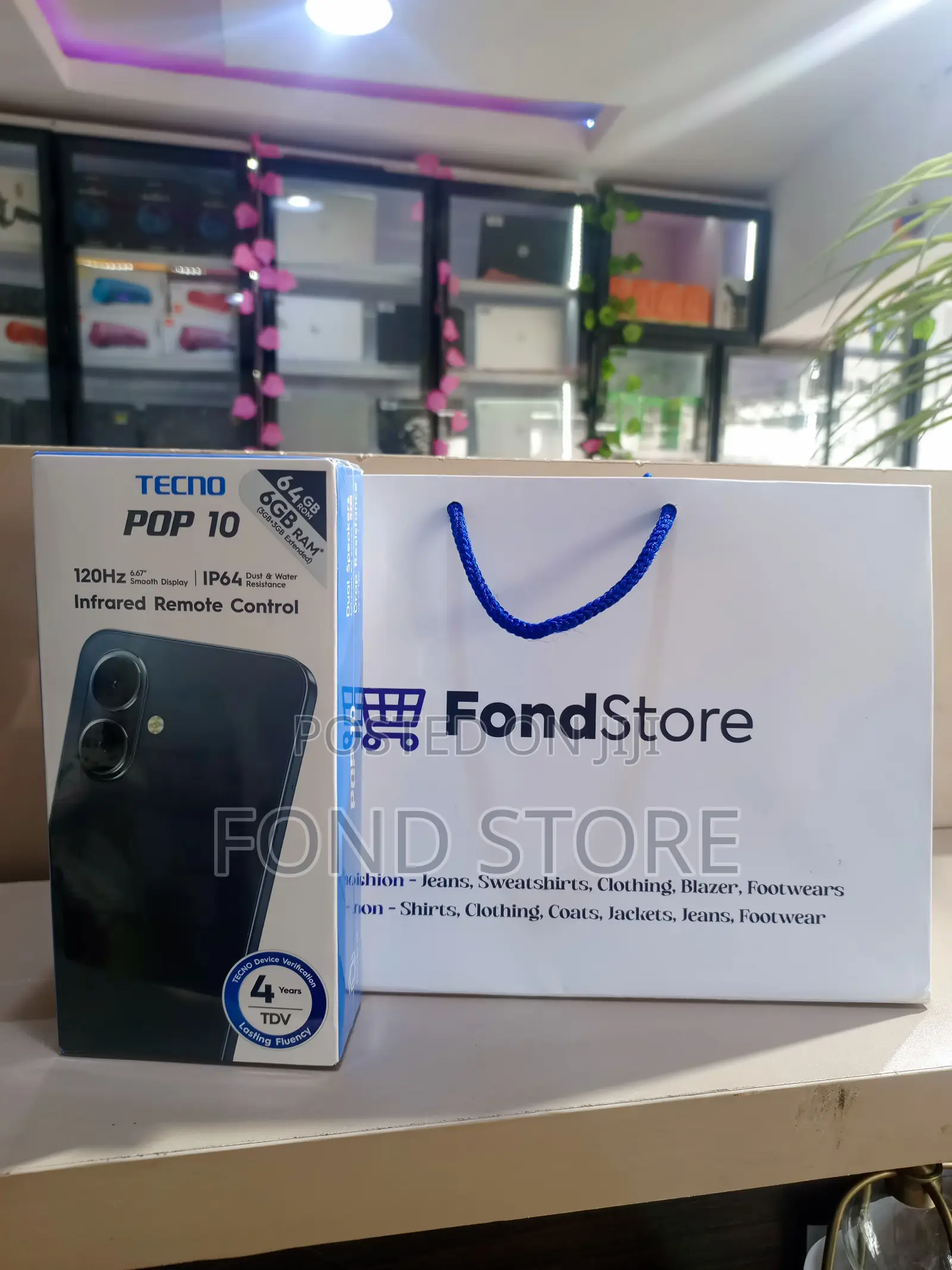 New Tecno Pop 10 64 GB Black