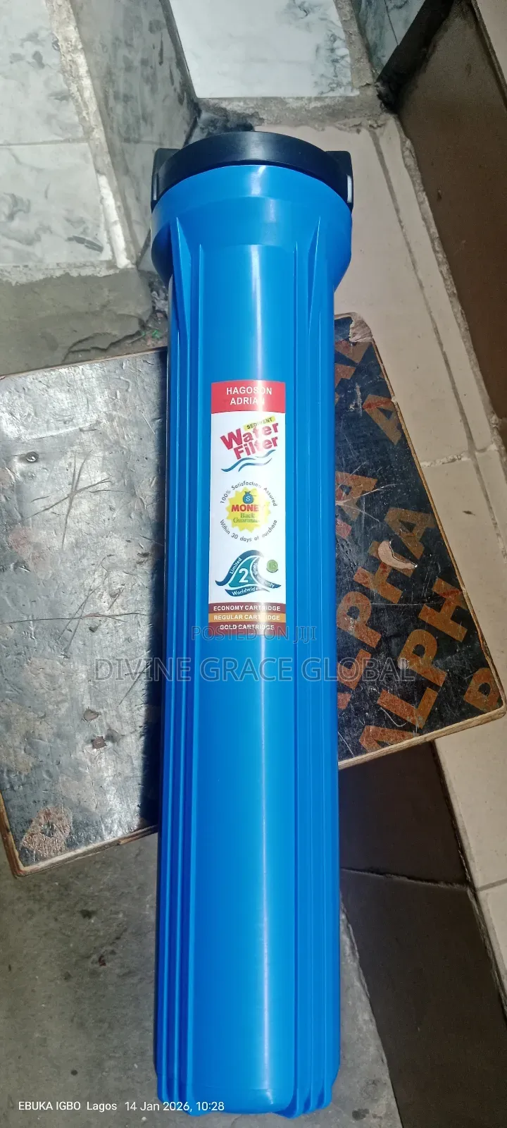 Blue Water Filter 20inche