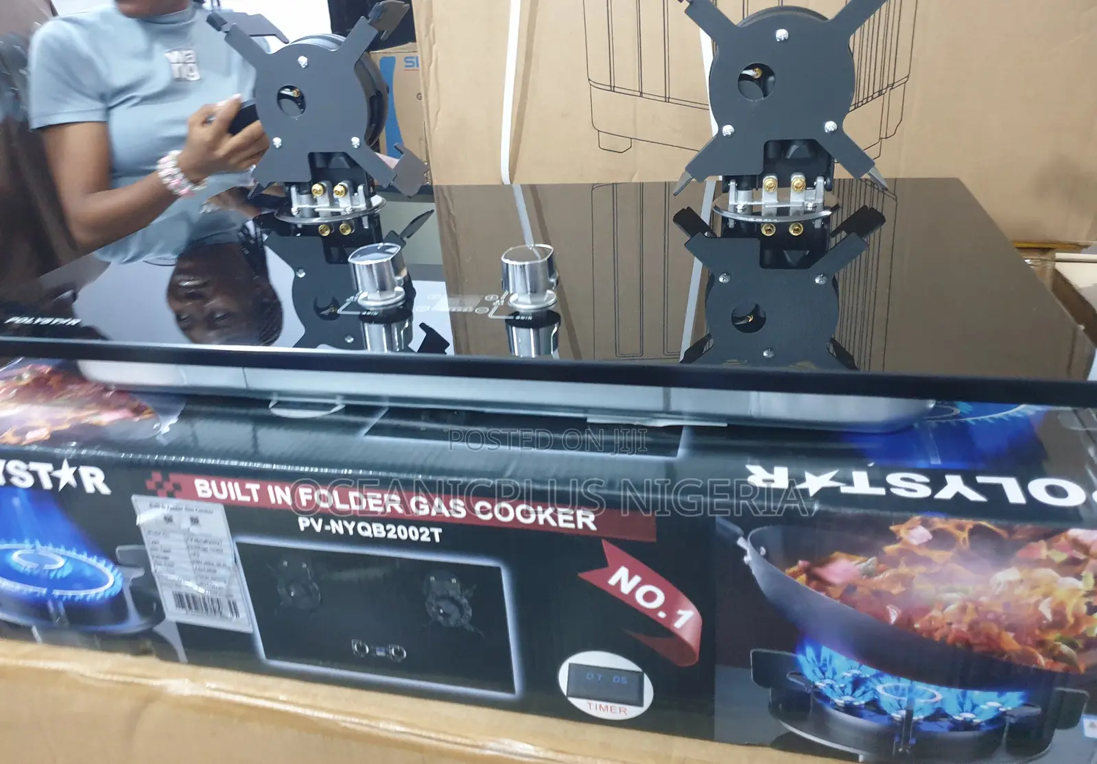 Polystar 2 Burner Built-in Kitchen Gas Hob