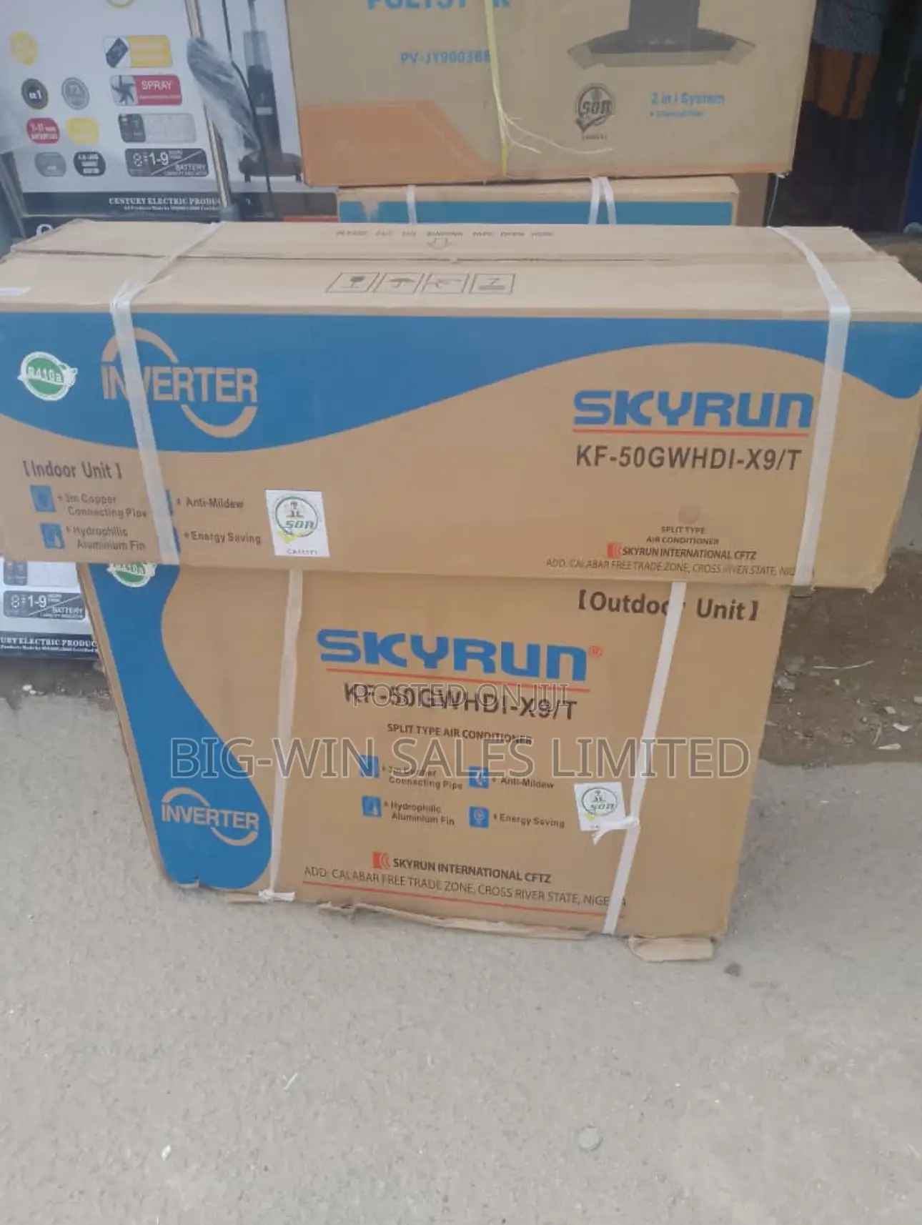 Skyrun Air Conditioner 1 Hp Inverter With Installation Kit