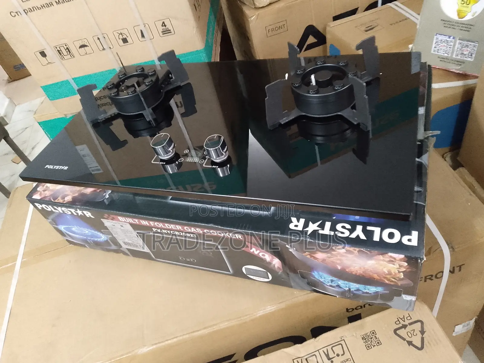 Polystar 2gashob [Pv-Nyqb2002t] Strong Burners, Sleek Design