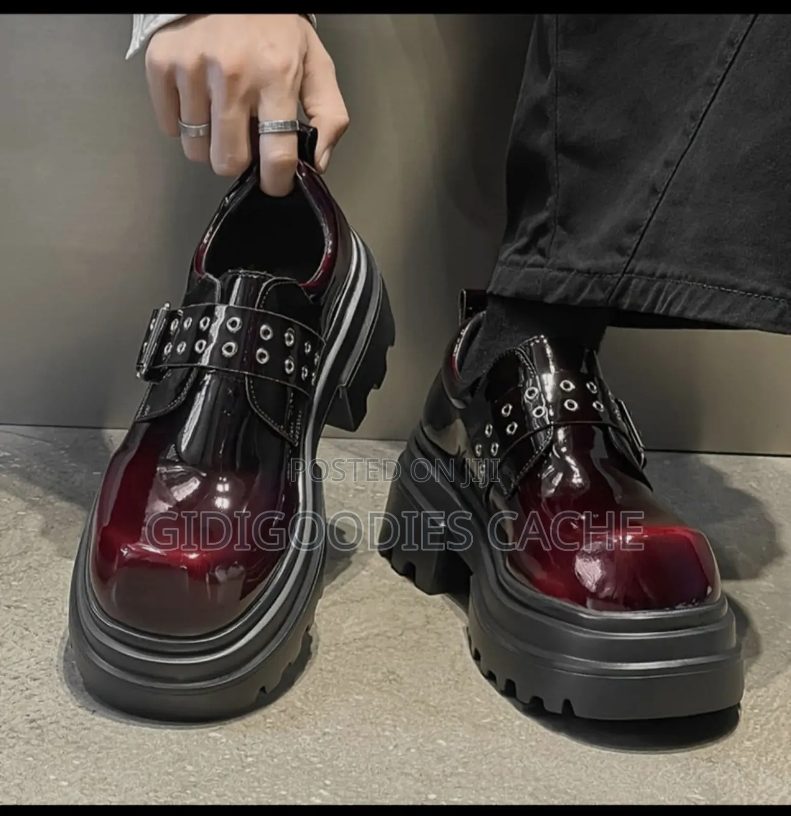 Wetlook Chunky Shoes Size 40-46