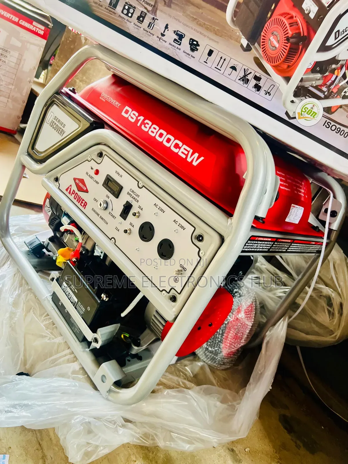12kva Ipower Petrol Generator [100% Copper Wire 1 Year Warranty]