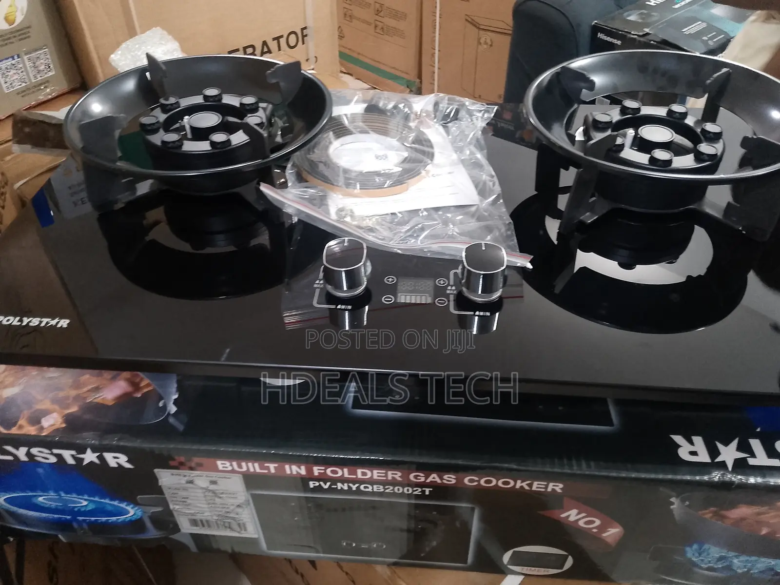 Polystar Two Burner Domestic Gas Hob With Balanced Flame Output