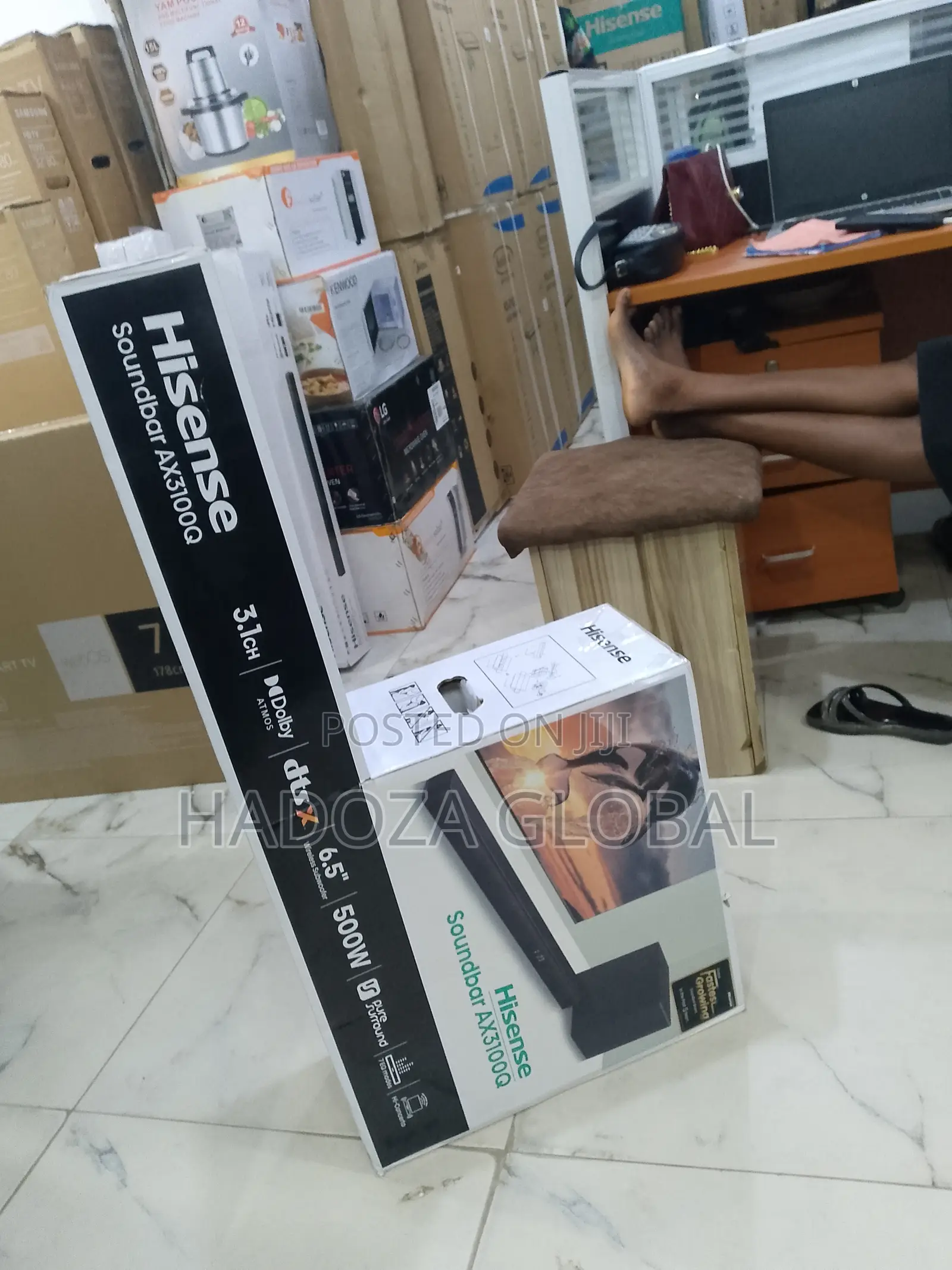 Ax3100q 500w Hisense Soundbar With Subwoofer