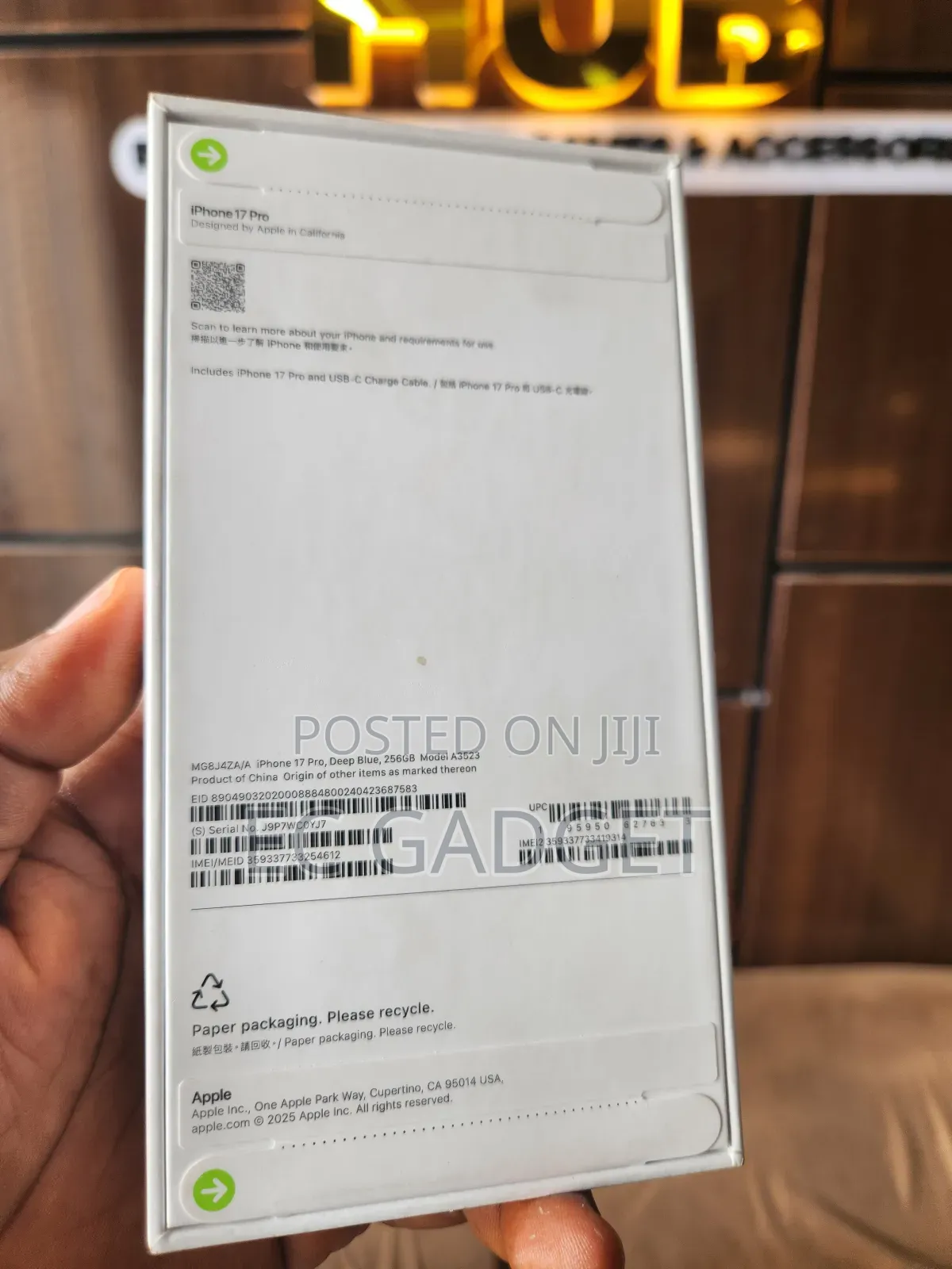 New Apple iPhone 17 Pro 256 GB White
