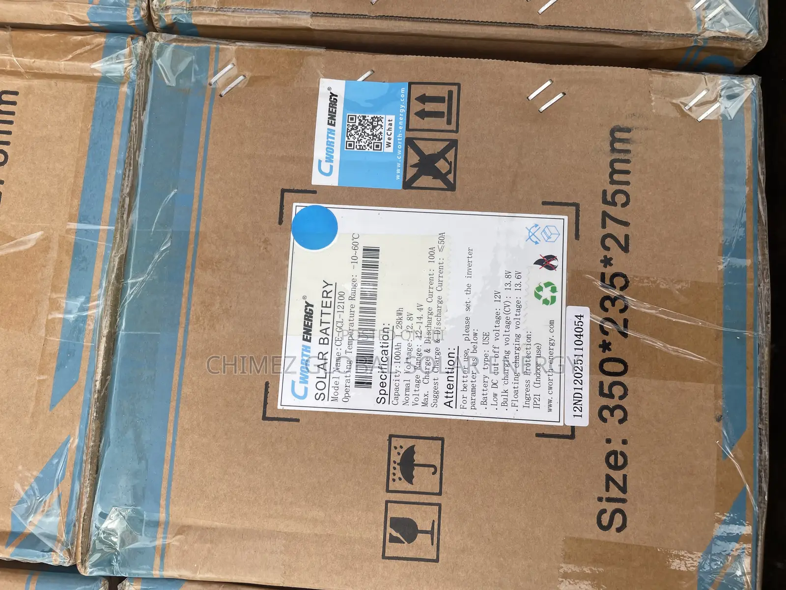 Cworth 1.2 Kilowatts Lithium Battery
