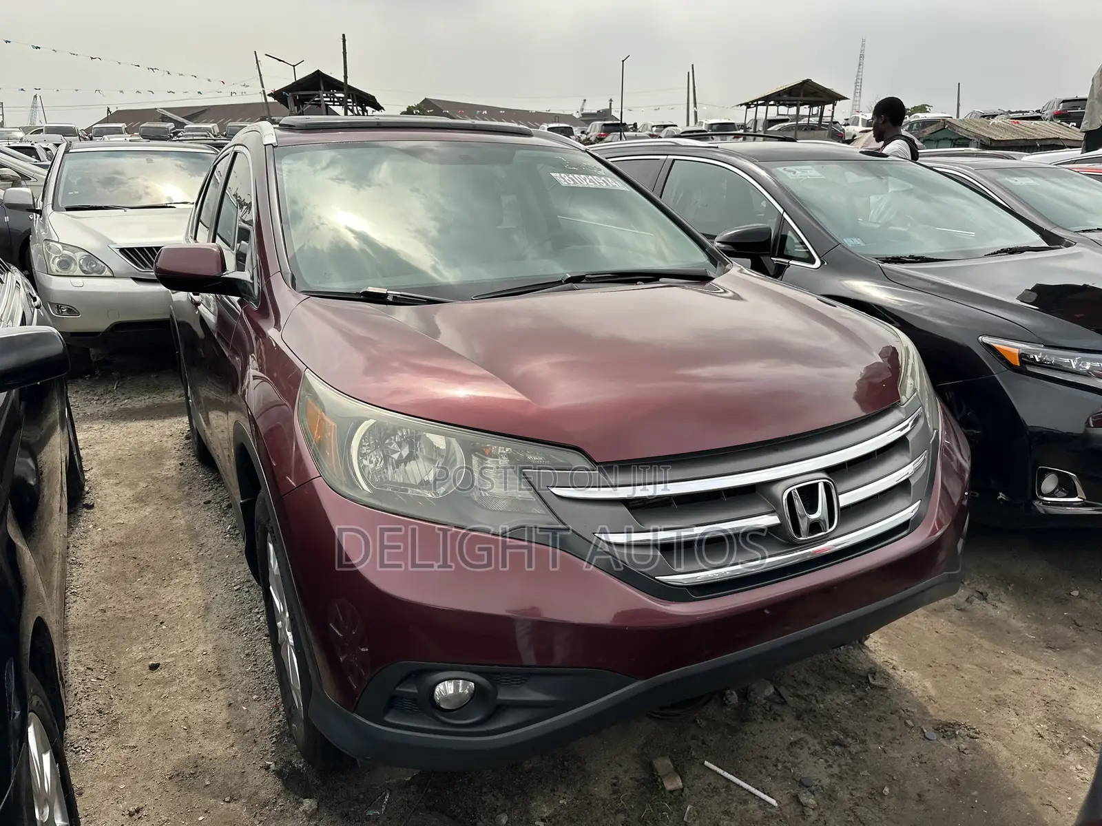 Honda CR-V EX 4dr SUV AWD (2.4L 4cyl 5A) 2014 Red