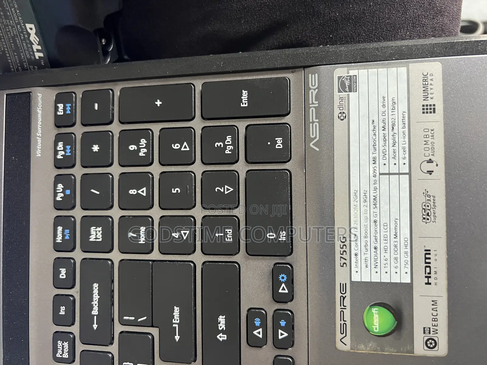 New Laptop Acer Aspire 5755G 6GB Intel Core I7 HDD+SSD 750GB