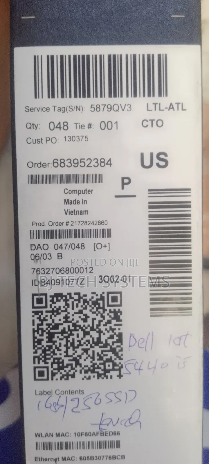 New Laptop Dell Latitude 5440 16GB Intel Core I5 SSD 256GB