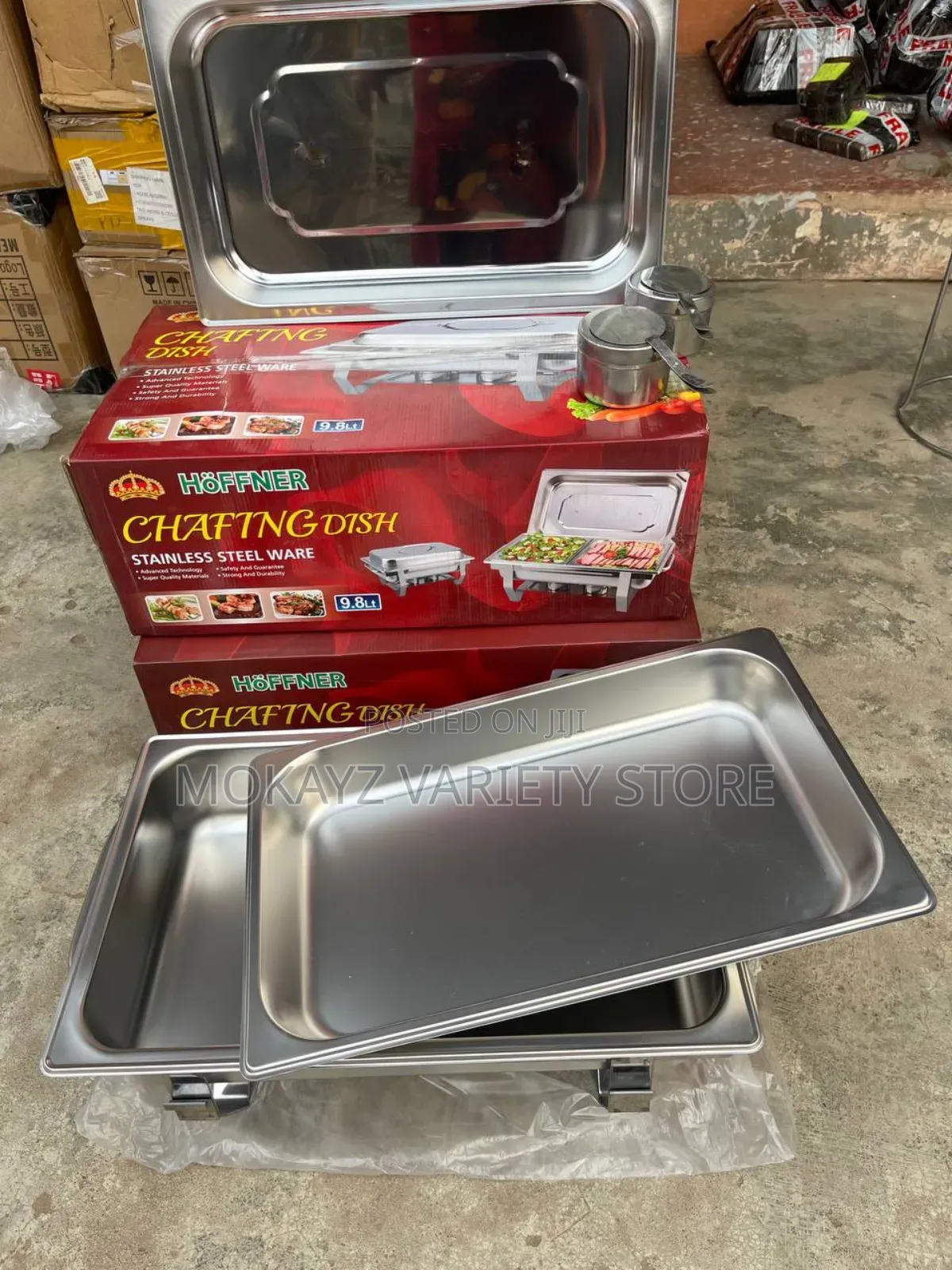 9.8l Hoffner High Quality Stainless Steel Chaffing Dish