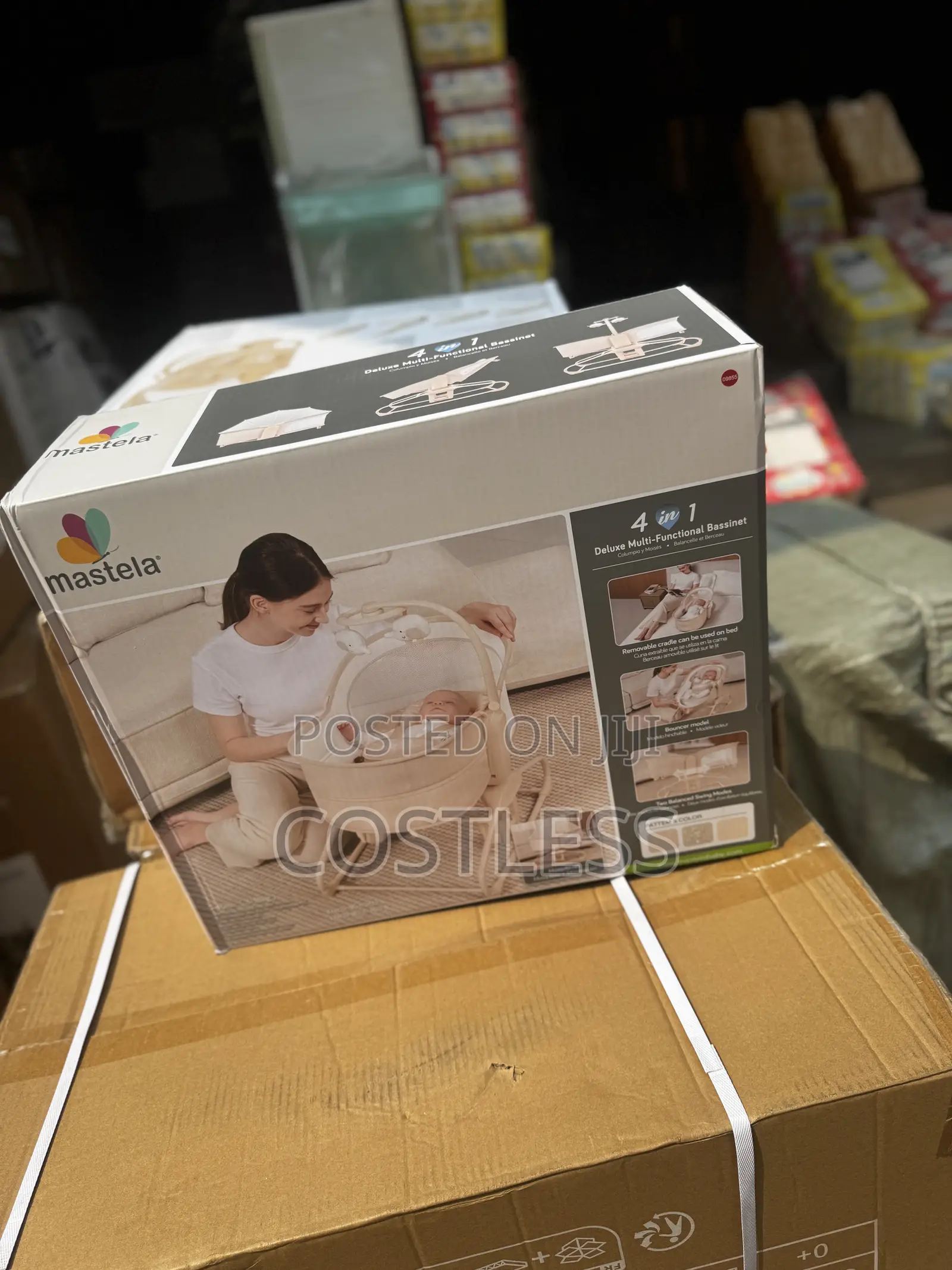 Mastela 4-in-1 Deluxe Multi-Functional Bassinet.