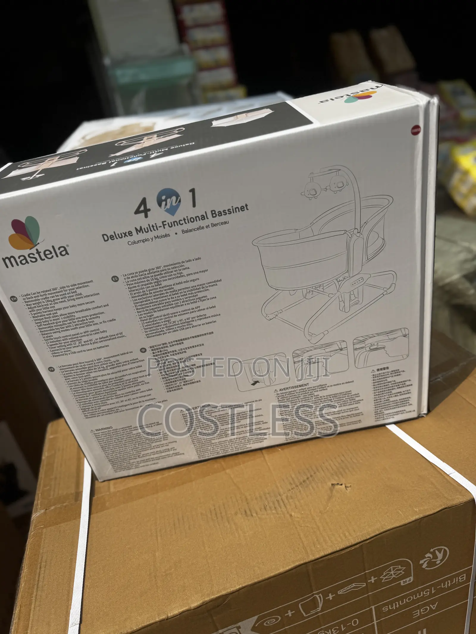 Mastela 4-in-1 Deluxe Multi-Functional Bassinet.