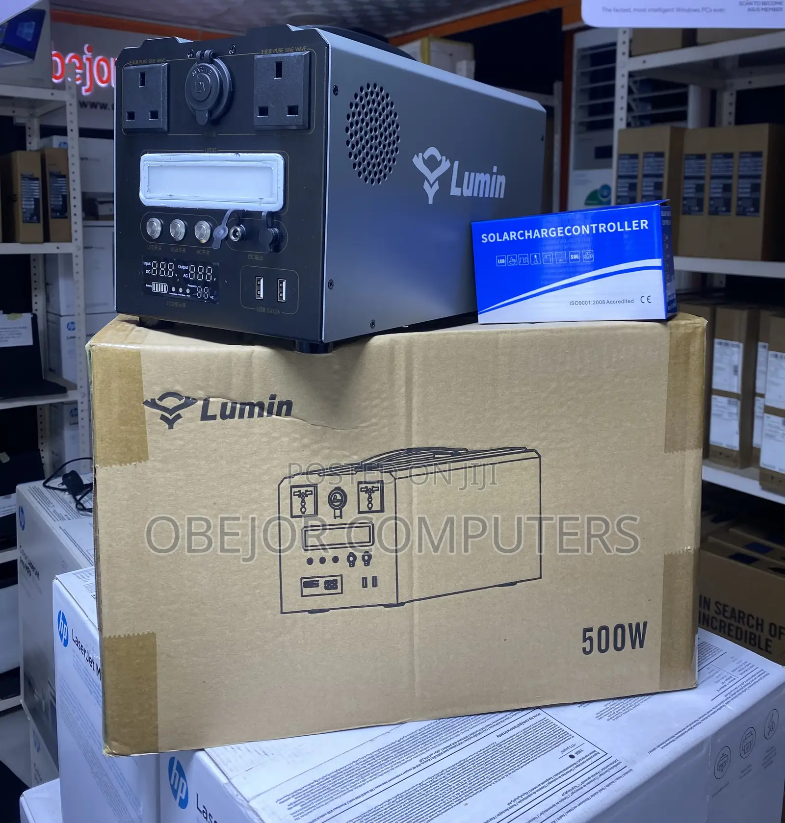 Lumin 220v500w/500wh Np500 Portable Solar Power Generator