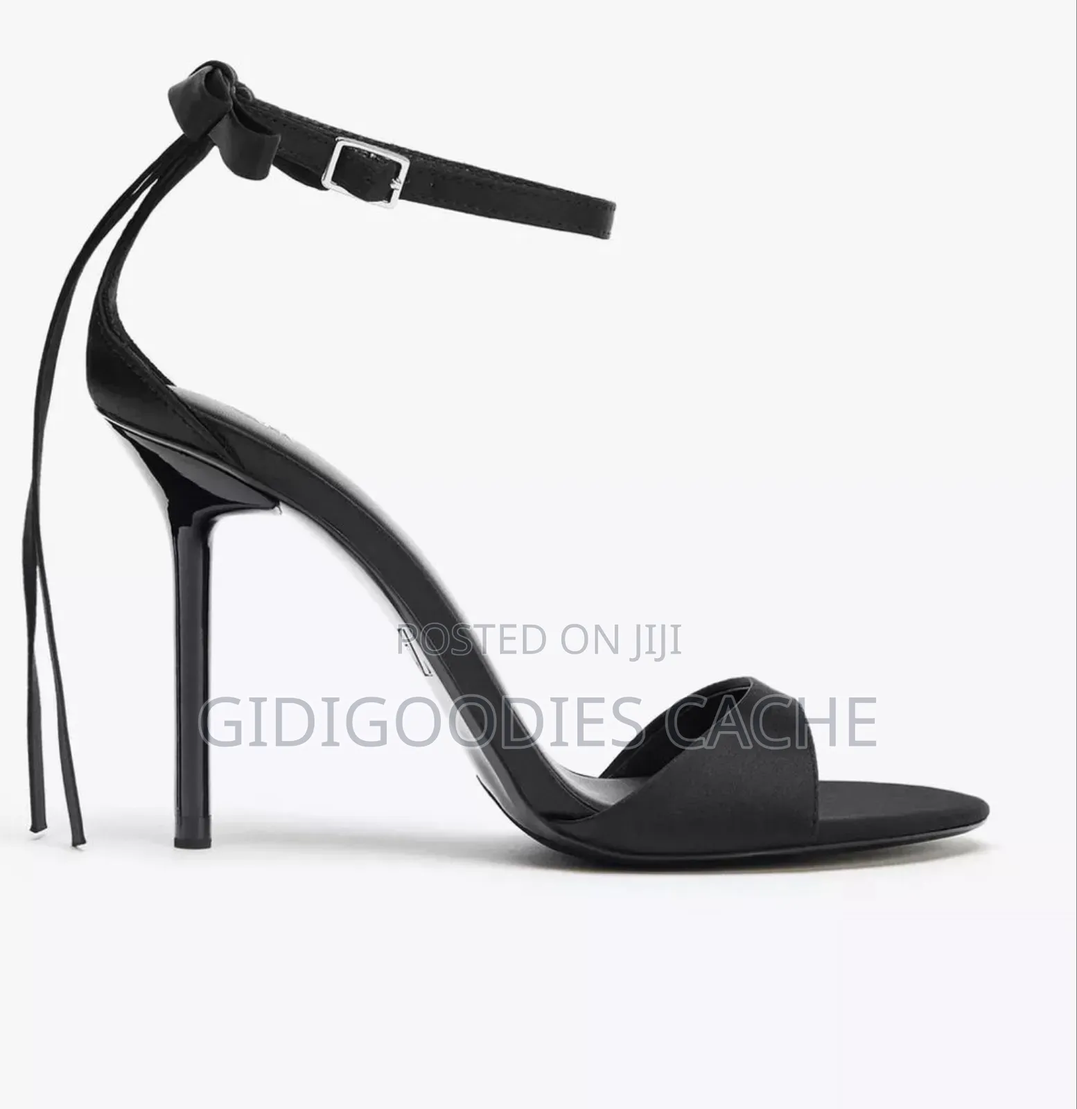 Black Zara Sandals With Back Strap Size 37-42